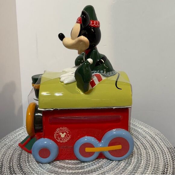 Disney Mickey Mouse Holiday Cookie Jar NWT - Picture 9 of 11